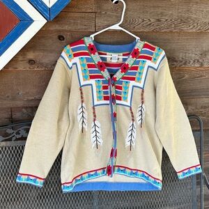 Vintage Native America knit cardigan